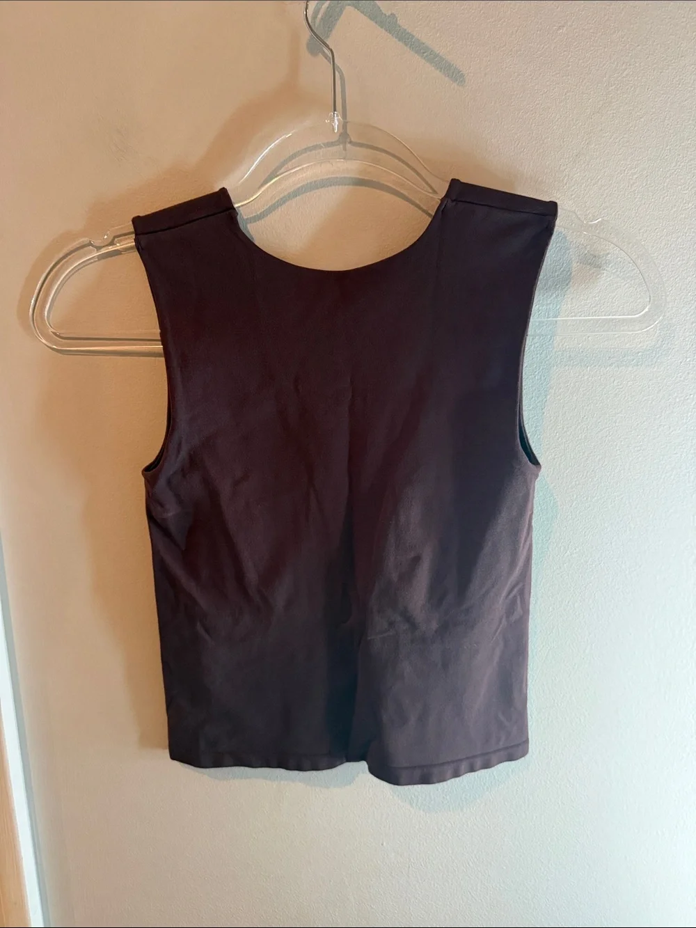 Free People Scoop Neck Crop Tank - Plum - Picture 3 of 3